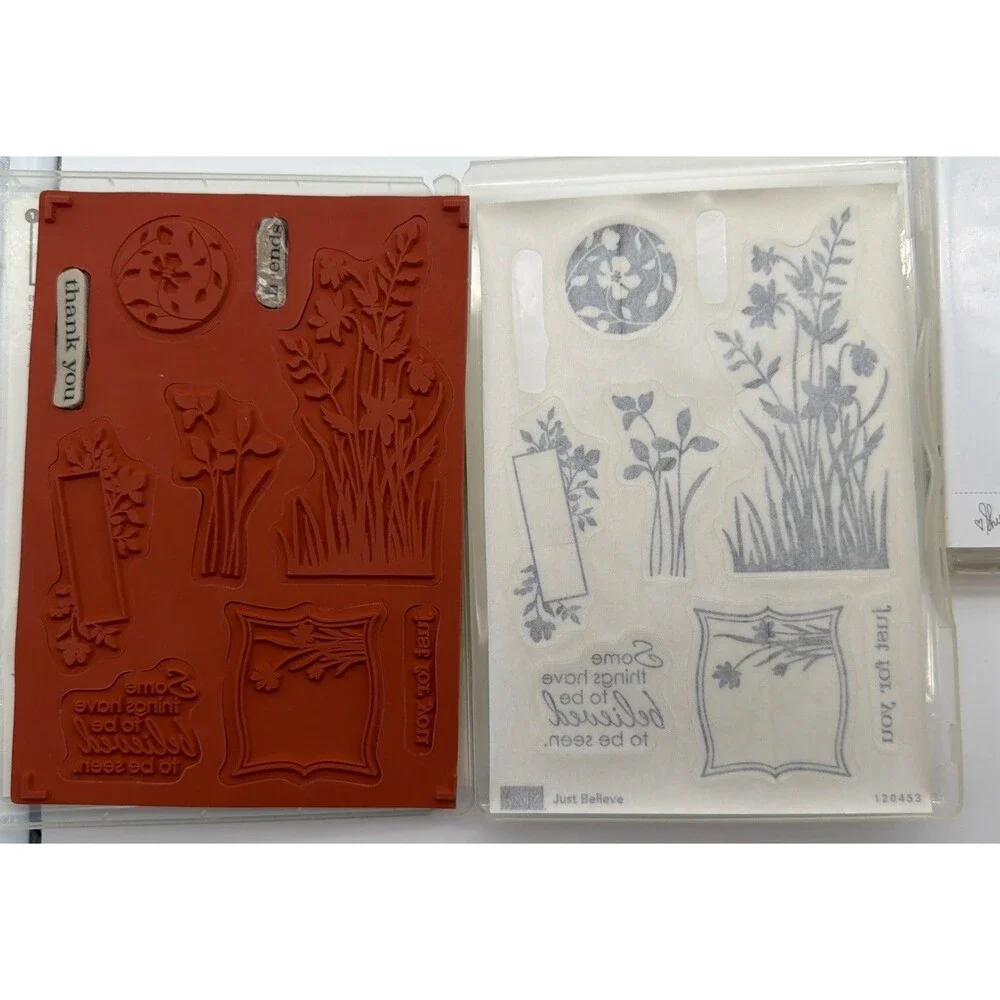 Stampin’ Up! Just Believe Set of 9 and Friends never fade thank you silhouette